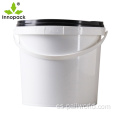 4 litros de almacenamiento seguro de alimentos cubos de plástico